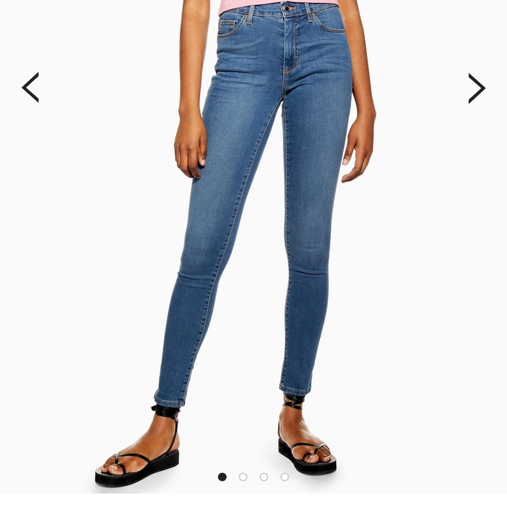 Topshop Leigh Moto Jeans